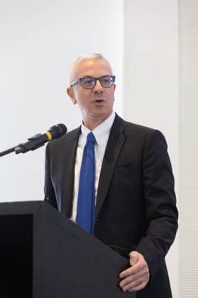 IPA86673267 - Milan, July 14, 2026, Triennale, Press Conference to Introduce the Scientific Committee; pictured: Vincenzo Trione, President of Triennale Milano  Copyright: xFrancescoxEnriquezx xFrancescoxEnriquezx 86673267