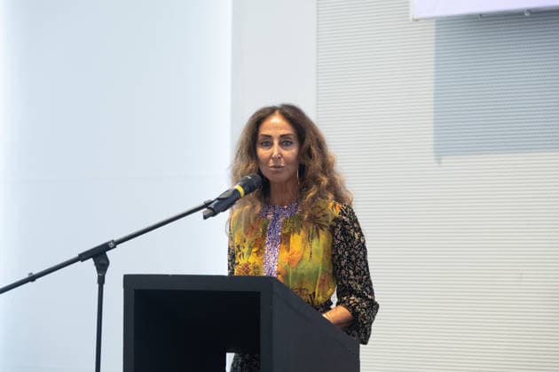 IPA86673232 - Milan, July 14, 2026, Triennale, Press Conference to Introduce the Scientific Committee; pictured: Manuela LucÃ -Dazio, curator of the Architecture section  Copyright: xFrancescoxEnriquezx xFrancescoxEnriquezx 86673232
