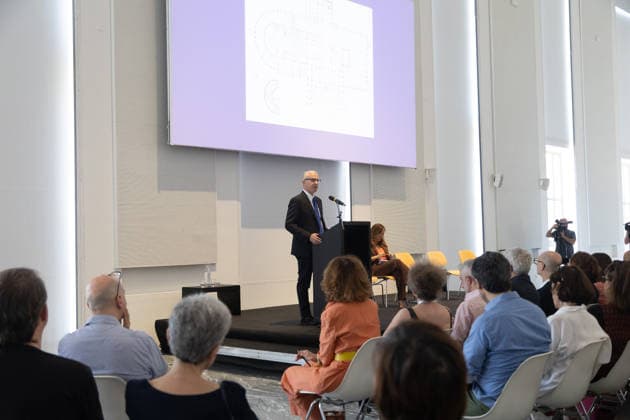 IPA86673259 - Milan, July 14, 2026, Triennale, Press Conference to Introduce the Scientific Committee; pictured: Vincenzo Trione, President of Triennale Milano  Copyright: xFrancescoxEnriquezx xFrancescoxEnriquezx 86673259