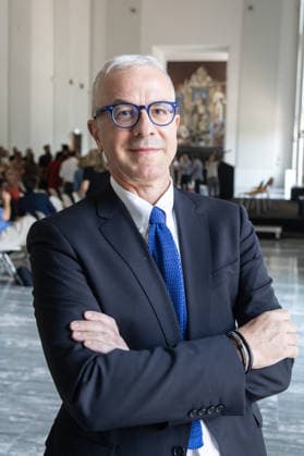 IPA86673300 - Milan, July 14, 2026, Triennale, Press Conference to Introduce the Scientific Committee; pictured: Vincenzo Trione, President of Triennale Milano  Copyright: xFrancescoxEnriquezx xFrancescoxEnriquezx 86673300