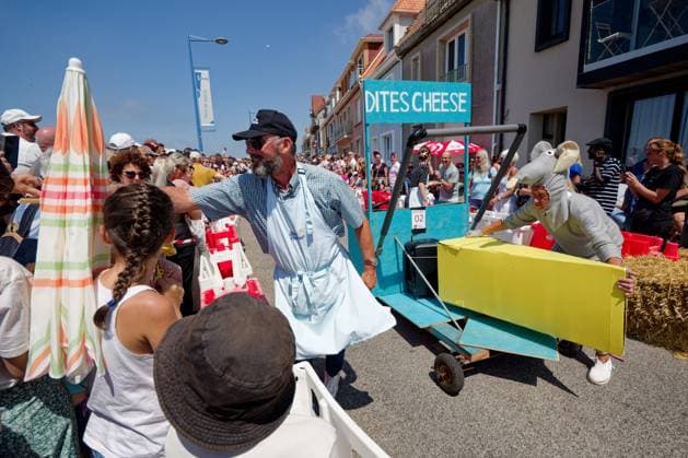 Grand Soapbox Race in Le Portel PHOTOPQR VOIX DU NORD JOHAN BEN AZZOUZ July 14, 2026 Le Portel, July 14, 2026 Major soapbox car race on the Portel seafront PHOTO JOHAN BEN AZZOUZ LA VOIX DU NORD Le Portel, France – July 14, 2026 Drivers compete in homemade soapbox cars during the annual Kart d’Heurt Portelois race held along Le Portel’s seafront in Northern France  Copyright: xPHOTOPQR VOIXxDUxNORD MAXPPPxJOHANxBENxAZZOUZx 20260714VDN6811 20260714VDN6811
