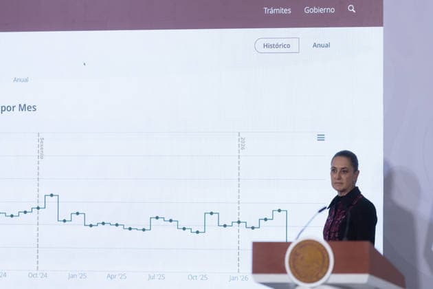 July 14, 2026, Mexico City, Mexico: Mexican President CLAUDIA SHEINBAUM PARDO led her daily morning press conference at the National Palace, where she and members of her security cabinet presented the governments monthly security report. Mexico City Mexico - ZUMAl178 20260714_znp_l178_030 Copyright: xCristianxLeyvax