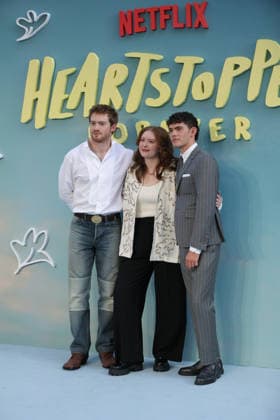 Heartstopper Forever world premiere, Cineworld London Leicester Square, London, UK, 14 July 2026 Kit Connor, guest and Joe Locke at the world premiere of Heartstopper Forever, Cineworld London Leicester Square, London, UK, 14 July 2026., Credit:Liam Daysh-Holmes Avalon United Kingdom, London  Copyright: xLiamxDaysh-Holmesx xAvalonx 1116538696