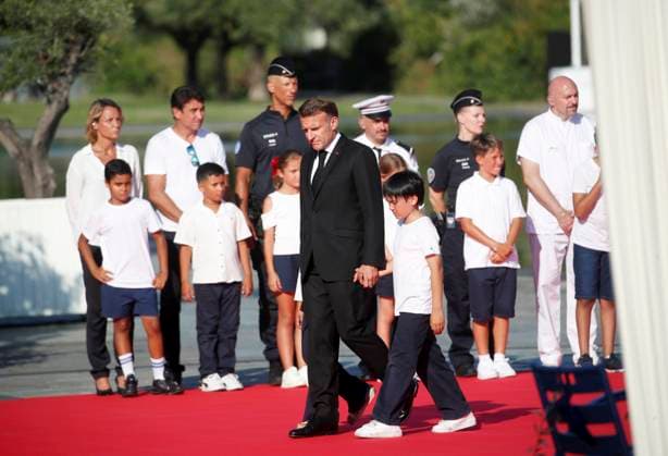 Nice Attack Memorial Ceremony PHOTOPQR NICE MATIN Dylan Meiffret Nice July 14, 2026 10 years later, a memorial ceremony honoring the victims of the July 14, 2016, attack in Nice. HERE: President Emmanuel Macron in Nice, July 14, 2026 – A memorial ceremony marking the 10th anniversary of the July 14, 2016, terrorist attack in Nice was held to honor the victims. Nice, France  Copyright: xPHOTOPQR NICExMATIN MAXPPPxDylanxMeiffretx 20260714NIM7159 20260714NIM7159