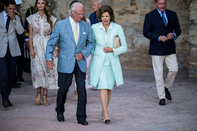 260714 Kung Carl Gustaf och drottning Silvia under utdelningen av Victoriapriset den 14 juli 2026 i Borgholm. *** July 14, 2026: King Carl Gustaf and Queen Silvia at the Victoria Prize award ceremony on July 14, 2026, in Borgholm  Copyright: SUVADxMRKONJIC 1079985952st