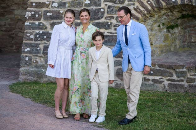 260714 Prinsessan Estelle, kronprinsessan Victoria, prins Oscar och prins Daniel under utdelningen av Victoriapriset den 14 juli 2026 i Borgholm. *** July 14, 2026: Princess Estelle, Crown Princess Victoria, Prince Oscar, and Prince Daniel at the Victoria Prize award ceremony on July 14, 2026, in Borgholm  Copyright: SUVADxMRKONJIC 1079986614st