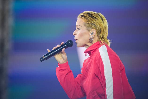 260714 Petra Marklund under utdelningen av Victoriapriset den 14 juli 2026 i Borgholm. *** July 14, 2026: Petra Marklund at the Victoria Prize award ceremony on July 14, 2026, in Borgholm  Copyright: SUVADxMRKONJIC 1079987300st