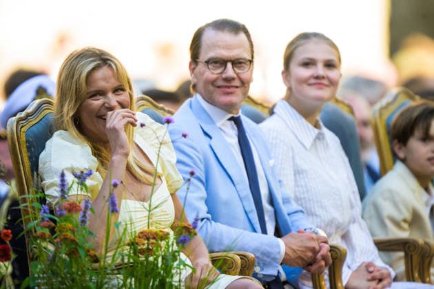 260714 Pristagaren Frida Karlsson, prins Daniel och prinsessan Estelle under utdelningen av Victoriapriset den 14 juli 2026 i Borgholm. *** July 14, 2026: Award recipient Frida Karlsson, Prince Daniel, and Princess Estelle at the Victoria Prize ceremony on July 14, 2026, in Borgholm  Copyright: SUVADxMRKONJIC 1079994282st