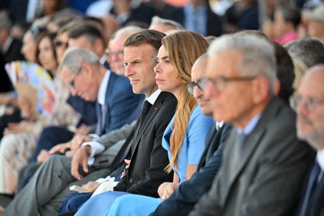 Pool Bestimage - Commemoration of tenth anniversary of the Nice bombing French President Emmanuel Macron attends the ceremony to commemorate the tenth anniversary of the Nice bombing on July 14, 2026, which killed 86 people and injured 458, targeting adults, children and infants, during the Islamist-inspired truck-ramming attack on the Promenade des Anglais, the deadliest in Nice s history and second deadliest in France under the Fifth Republic. Photo by Bruno Bebert Pool ABACAPRESS.COM Nice France  Copyright: xPool ABACAx