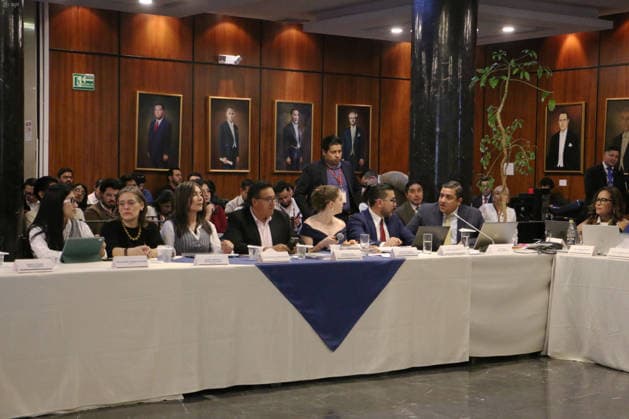 Quito, Tuesday, July 14, 2026: Meeting of the Oversight Committee to present evidence for the impeachment trial of former Minister Inés Manzano, who appeared remotely, in the Transito Amaguana Room. Photos: API, Rolando Enriquez, Quito, Pichincha, Ecuador, 20260714 233311 6a56a74d1ae54 1002131894 Copyright: xROLANDOxENRIQUEZx
