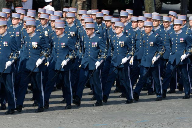 (260714) -- PARIS, July 14, 2026 -- Participants attend the annual Bastille Day military parade in Paris, France, on July 14, 2026. (Photo by Henri Szwarc Xinhua) FRANCE-PARIS-BASTILLE DAY-PARADE HengxLi¡¤shiwaci 