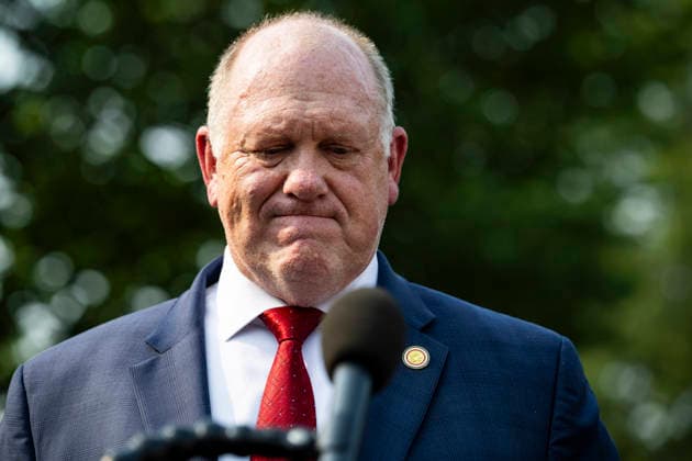 July 14, 2026, Washington, District Of Columbia, USA: White House Border Czar Tom Homan speaks to the media outside the West Wing of the White House in Washington, DC, USA, 14 July 2026 Washington USA - ZUMAs152 20260714_faa_s152_084 Copyright: xGraemexSloanx-xPoolxviaxCNPx