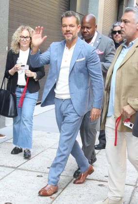 New York NYJuly 14: Matt Damon on Live with Kelly & Mark to talk about his new movie The Odyssey ln New York. July 14, 2026. Copyright: xRW Mediapunchx