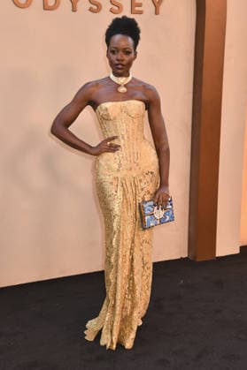 NEW YORK, NY - JULY 14: Lupita Nyong™o at the Premiere of The Odyssey on July 14, 2026 at AMC Lincoln Square in New York City. Copyright: xmpi099 MediaPunchx