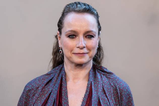 July 14, 2026, Bronx, New York, USA: Samantha Morton wearing dress by Maison Margiela attends premiere of The Odyssey at AMC Lincoln Square in New York, NY on July 14, 2026. Bronx USA - ZUMAr339 20260714_znp_r339_016 Copyright: xLevxRadinx