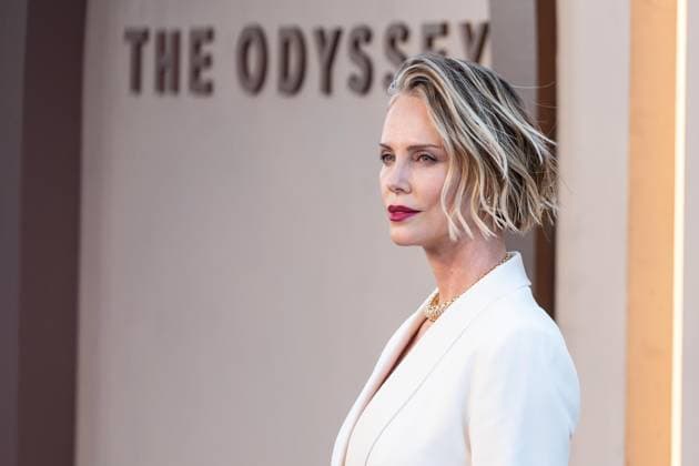 Entertainment Themen der Woche KW29 July 14, 2026, Bronx, New York, USA: Charlize Theron wearing dress by Dior and jewelry by Tiffany attends premiere of The Odyssey at AMC Lincoln Square in New York, NY on July 14, 2026. Bronx USA - ZUMAr339 20260714_znp_r339_057 Copyright: xLevxRadinx