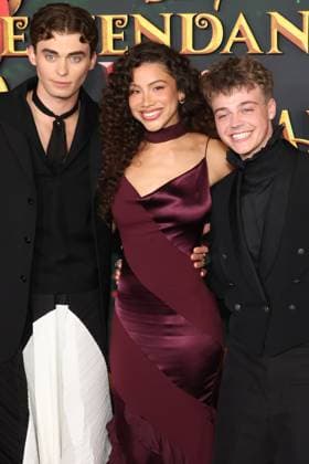 LOS ANGELES, CALIFORNIA - JULY 14: Ryan McEwen, Kiara Romero, and Dayton Paradis at the premiere of The Disney Channel s Descendants: Wicked Wonderland at Academy Museum of Motion Pictures on July 14, 2026 in Los Angeles, California. Credit: USA - ZUMAa123 20260714_zaa_a123_189 Copyright: xAdMediax