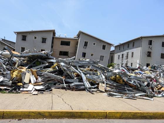La Guaira Continues Controlled Demolition and Debris Removal After Earthquake PLAYA GRANDE, LA GUAIRA, VENEZUELA JULY 14, 2026: Excavators and civil carry out controlled demolition and debris removal operations in the coastal community of Playa Grande, one of the areas hardest hit by the earthquake that struck northern Venezuela 20 days earlier. The operations have entered the recovery phase, focusing on clearing major roads blocked by collapsed residential buildings to restore access and mobility for residents as reconstruction efforts continue. La Guaira Venezuela (Bolivarian Republic of) Copyright: x xMarioxFloresx xJNAxPressx