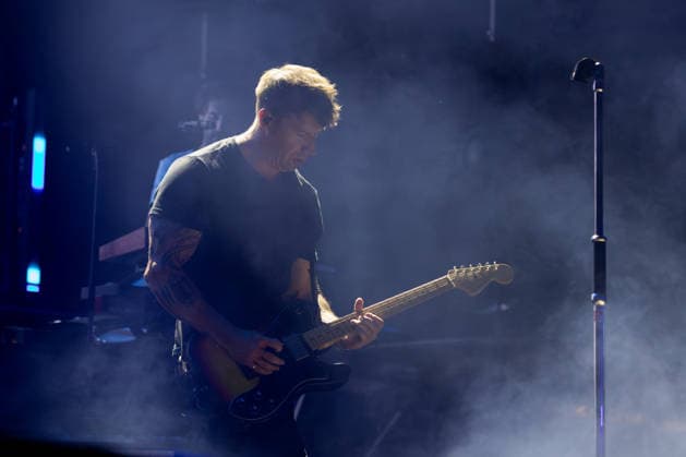 14.07.2026, Locarno, Piazza Grande, Moon and Stars 2026 Locarno: OneRepublic, Zach Filkins (lead guitar, viola, backing vocals) Locarno Piazza Grande Ticino Switzerland *** July 14, 2026, Locarno, Piazza Grande, Moon and Stars 2026 Locarno OneRepublic, Zach Filkins (lead guitar, viola, backing vocals) Locarno Piazza Grande Ticino Switzerland Copyright: xJustPictures.ch FrancescoxMinghettix 1080009703st