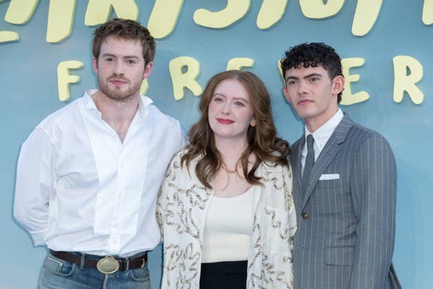 Kit Connor, Alice Oseman and Joe Locke attends Heartstopper Forever - World Premiere at Cineworld Leicester Square in London, England. UK. Tuesday 14th July 2026. Copyright: xJamesxWarrenx HEARTSTOPPER FOREVER - WORLD PREMIERE4