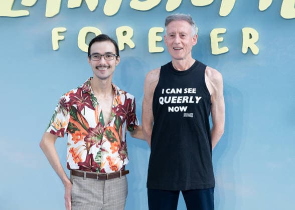 Peter Tatchell attends Heartstopper Forever - World Premiere at Cineworld Leicester Square in London, England. UK. Tuesday 14th July 2026. Copyright: xJamesxWarrenx HEARTSTOPPER FOREVER - WORLD PREMIERE129