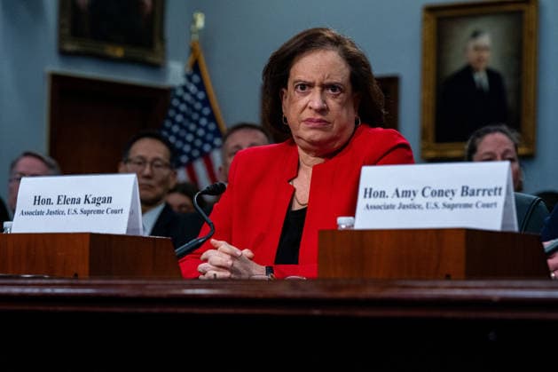 July 14, 2026, Washington, District Of Columbia, USA: Associate Justice of the Supreme Court Elena Kagan testifies before the US House Committee on Appropriations in Washington, DC, USA, on Tuesday, July 14, 2026 Washington USA - ZUMAs152 20260714_faa_s152_098 Copyright: xEmilyxAlffx