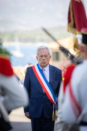 French National Day Celebration - Calvi French National Day celebration in Calvi, Corsica, France on July 14, 2026, in the presence of the city s mayor, Ange Santini, and numerous members of the 2nd Foreign Parachute Regiment of Calvi, who paraded on Boulevard Wilson in front of hundreds of spectators after a moment of reflection and the awarding of decorations in front of the war memorial. Photo by Shootpix ABACAPRESS.COM Calvi Corsica France  Copyright: xShootpix ABACAx