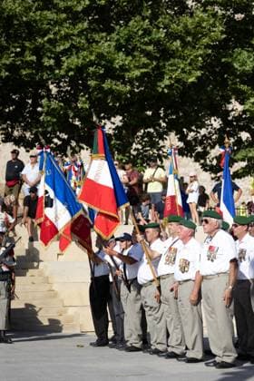 French National Day Celebration - Calvi French National Day celebration in Calvi, Corsica, France on July 14, 2026, in the presence of the city s mayor, Ange Santini, and numerous members of the 2nd Foreign Parachute Regiment of Calvi, who paraded on Boulevard Wilson in front of hundreds of spectators after a moment of reflection and the awarding of decorations in front of the war memorial. Photo by Shootpix ABACAPRESS.COM Calvi Corsica France  Copyright: xShootpix ABACAx
