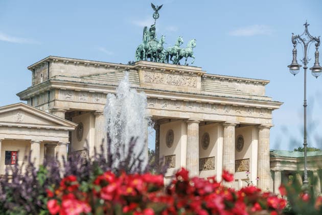 Blick auf das Brandenburger Tor Berlin, 15.07.2026, Blick auf das Brandenburger Tor. Berlin Deutschland *** View of the Brandenburg Gate in Berlin, July 15, 2026, View of the Brandenburg Gate in Berlin, Germany