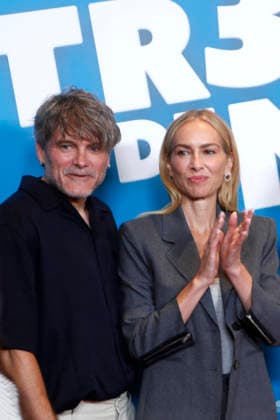 July 15, 2026, Madrid, Madrid, Spain: Actors and real-life couple SALVA REINA (L) and KIRA MIRO (R) pose for the media during the photocall presenting the new family comedy Tres de mas at the Urso Hotel. The film follows the story of Julia and Ernesto, a successful couple enjoying a child-free life until they suddenly wake up with three kids calling them mom and dad, forcing them to learn parenthood overnight while discovering the origin of the children. Madrid Spain - ZUMAo127 20260715_zep_o127_070 Copyright: xHugoxOrtunox