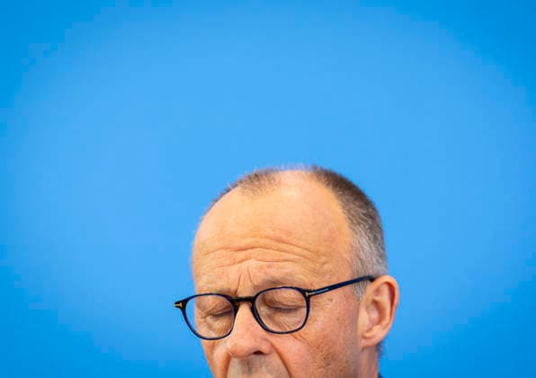 Friedrich Merz (CDU), Bundeskanzler, aufgenommen im Rahmen der Sommerpressekonferenz in der BPK in Berlin, 15.07.2026. Berlin Deutschland *** Friedrich Merz, CDU, Federal Chancellor, photographed during the summer press conference at the BPK in Berlin, July 15, 2026, Berlin, Germany Copyright: xFlorianxGaertnerx