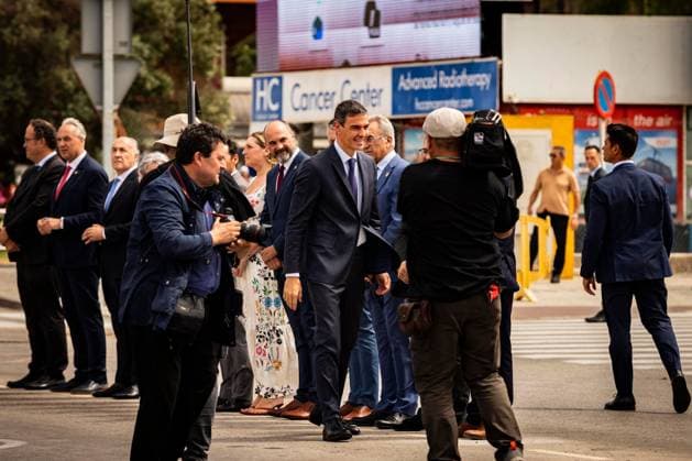 July 15, 2026, La LoÂ­Nea De La ConcepcioÂ³N, Spain: LA LoÂNEA DE LA CONCEPCIoN, Spain Ã¢â‚¬ July 15, 2026: Spanish Prime Minister Pedro SoÂ¡nchez, Spanish Foreign Minister Joso Manuel Albares and Gibraltar Chief Minister Fabian Picardo attend a ceremony marking the demolition of the border fence between Spain and Gibraltar in La LoÂ­nea de la ConcepcioÂ³n on July 15, 2026. The event follows the implementation of an agreement eliminating passport controls between Gibraltar and Spain. JNA Press La LoÂ­Nea De La ConcepcioÂ³N Spain  - ZUMAq101 20260715_zna_q101_074 Copyright: xSamuelxVegax