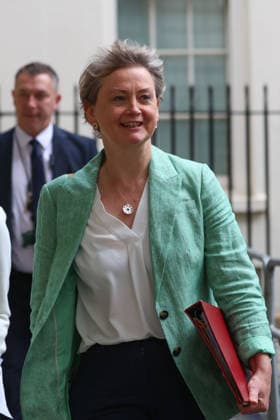 July 15, 2026, London, England, United Kingdom: British Foreign Secretary YVETTE COOPER departs Downing Street following a Cabinet meeting. London United Kingdom - ZUMAa279 20260715_zsp_a279_065 Copyright: xZeynepxDemirxAslimx