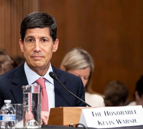 July 15, 2026, Washington, District Of Columbia, USA: Kevin Warsh, Chair of the Board of Governors of the Federal Reserve System testifies before United States Senate Committee on Banking, Housing, and Urban Affairs during a hearing to examine the semiannual monetary policy report to the US Congress in Washington, DC, USA, on July 15 2026 Washington USA  - ZUMAs152 20260715_faa_s152_069 Copyright: xAndrewxThomasx