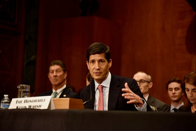 WASHINGTON, DC - JULY 15: US Federal Reserve Chairman Kevin Warsh testifies before the Senate Banking, Housing, and Urban Affairs Committee on Capitol Hill on July 15, 2026 in Washington, DC.  Copyright: xChinaxNewsxServicex 111654582070