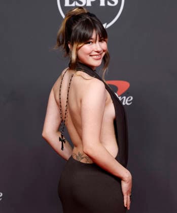 Alysa Liu arrive on the red carpet at the 2026 ESPY Awards at David H. Koch Theater at Lincoln Center on Wednesday, July 15, 2026 in New York City.  NYP20260715116 JOHNxANGELILLO