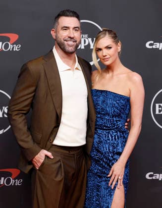 Kate Upton and Justin Verlander arrive on the red carpet at the 2026 ESPY Awards at David H. Koch Theater at Lincoln Center on Wednesday, July 15, 2026 in New York City.  NYP20260715130 JOHNxANGELILLO