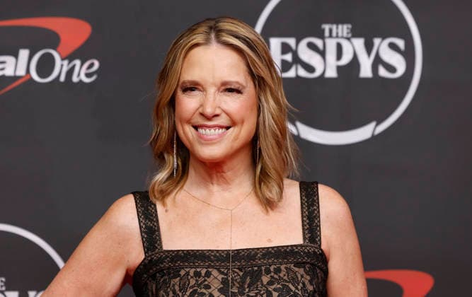 Hannah Storm arrives on the red carpet at the 2026 ESPY Awards at David H. Koch Theater at Lincoln Center on Wednesday, July 15, 2026 in New York City.  NYP20260715108 JOHNxANGELILLO