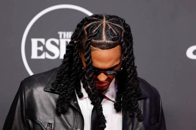 Jordan Clarkson arrives on the red carpet at the 2026 ESPY Awards at David H. Koch Theater at Lincoln Center on Wednesday, July 15, 2026 in New York City.  NYP20260715131 JOHNxANGELILLO