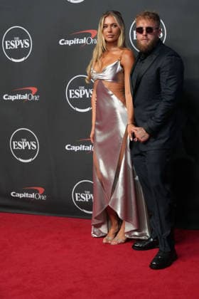 July 15, 2026, New York, Ny, USA: JUTTA LEERDAM and JAKE PAUL attend the 2026 ESPYS,.Lincoln Center, NYC.July 15, 2026. . JAKE PAUL attends the 2026 ESPYS,.Lincoln Center, NYC.July 15, 2026. . The 2026 ESPYS,.Lincoln Center, NYC.July 15, 2026. New York USA  - ZUMAms4_ 20260715_faf_ms4_012 Copyright: xSoniaxMoskowitzxGordonx