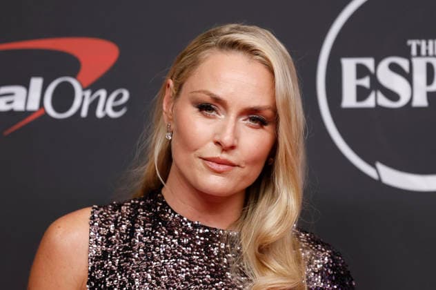Lindsey Vonn arrives on the red carpet at the 2026 ESPY Awards at David H. Koch Theater at Lincoln Center on Wednesday, July 15, 2026 in New York City.  NYP20260715160 JOHNxANGELILLO
