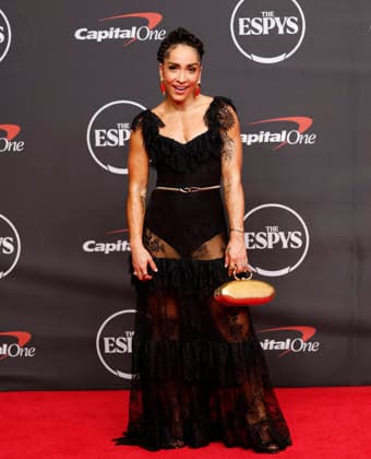 Robin Arzon arrives on the red carpet at the 2026 ESPY Awards at David H. Koch Theater at Lincoln Center on Wednesday, July 15, 2026 in New York City.  NYP20260715168 JOHNxANGELILLO