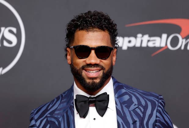 Russell Wilson arrives on the red carpet at the 2026 ESPY Awards at David H. Koch Theater at Lincoln Center on Wednesday, July 15, 2026 in New York City.  NYP20260715148 JOHNxANGELILLO