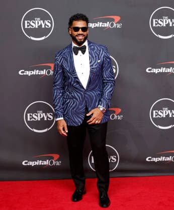 Russell Wilson arrives on the red carpet at the 2026 ESPY Awards at David H. Koch Theater at Lincoln Center on Wednesday, July 15, 2026 in New York City.  NYP20260715149 JOHNxANGELILLO