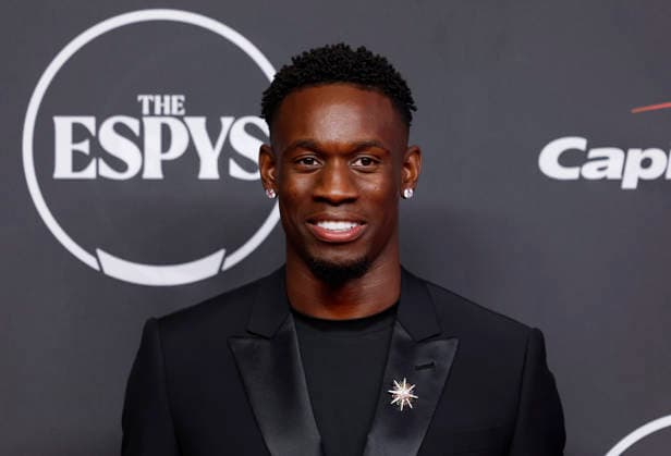 Folarin Balogun arrives on the red carpet at the 2026 ESPY Awards at David H. Koch Theater at Lincoln Center on Wednesday, July 15, 2026 in New York City.  NYP20260715177 JOHNxANGELILLO