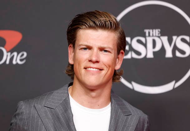 Johannes Høsflot Klæbo arrives on the red carpet at the 2026 ESPY Awards at David H. Koch Theater at Lincoln Center on Wednesday, July 15, 2026 in New York City.  NYP20260715191 JOHNxANGELILLO