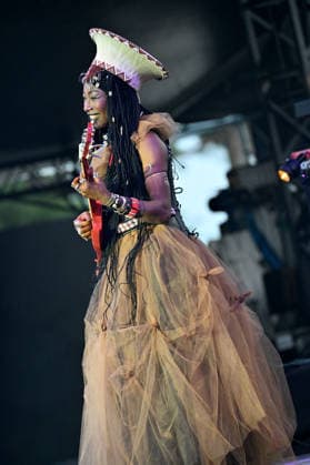 Fatoumata Diawara, a Malian singer, actress, and singer-songwriter, is performing on the Pinède Gould stage during the 65th Juan Jazz Festival on July 15, 2026. Since 1960, the Jazz à Juan Festival has welcomed the biggest names in jazz. Bruno Bebert Bestimage Fatoumata Diawara, a Malian singer, actress, and singer-songwriter, is on stage at the Pinède Gould during the 65th Jazz à Juan Festival on July 15, 2026. Since 1960, the Jazz à Juan Festival has welcomed the biggest names in jazz. Antibes, Juan-les-Pins, France  Copyright: xBrunoxBebertx xBestimagexBrunoxBebertx xBestimagex