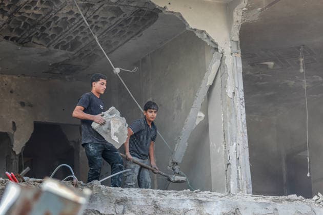 Israeli attacks continue in Gaza GAZA, PALESTINE - JULY 16 : A view destruction at the Nuseirat Refugee Camp as the Israeli army targeted civilian residential areas in Gaza, Palestine on July 16, 2026. Hassan Jedi Anadolu Gaza City Gaza. Editorial use only. Please get in touch for any other usage.  Copyright: x2026xAnadoluxHassanxJedix