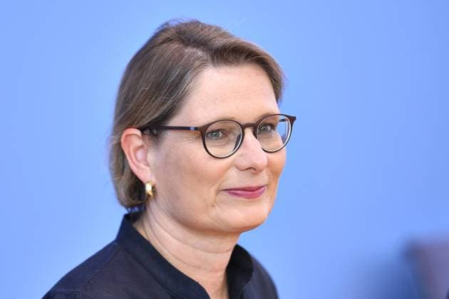 Berlin, Deutschland, 16.07.2026: Bundespressekonferenz: Vorstellung des Aktionsplans zur Bekämpfung von Steuer- und Finanzkriminalität: Bundesministerin der Justiz und für Verbraucherschutz Stefanie Hubig (SPD) *** Berlin, Germany, July 16, 2026 Federal Press Conference: Presentation of the Action Plan to Combat Tax and Financial Crime Stefanie Hubig, Federal Minister of Justice and Consumer Protection (SPD) Copyright: xdtsxNachrichtenagenturx dts_127845