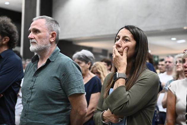 News Themen der Woche KW29 July 16, 2026, Genova, ITALIA: Alcuni dei parenti delle vittime dopo la lettura per la sentenza di primo grado per il crollo di ponte Morandi, Genova, 16 luglio 2026. Some of the relatives of the victims after the first-instance verdict for the collapse of the Morandi Bridge, Genoa, Italy, 16 July 2026. .ANSA LUCA ZENNARO Genova ITALIA  - ZUMAa110 20260716_zaf_a110_042 Copyright: xLucaxZennarox